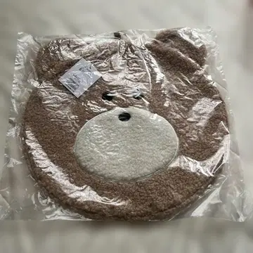 NICE CLAUP 곰 부채 케이스 브라운