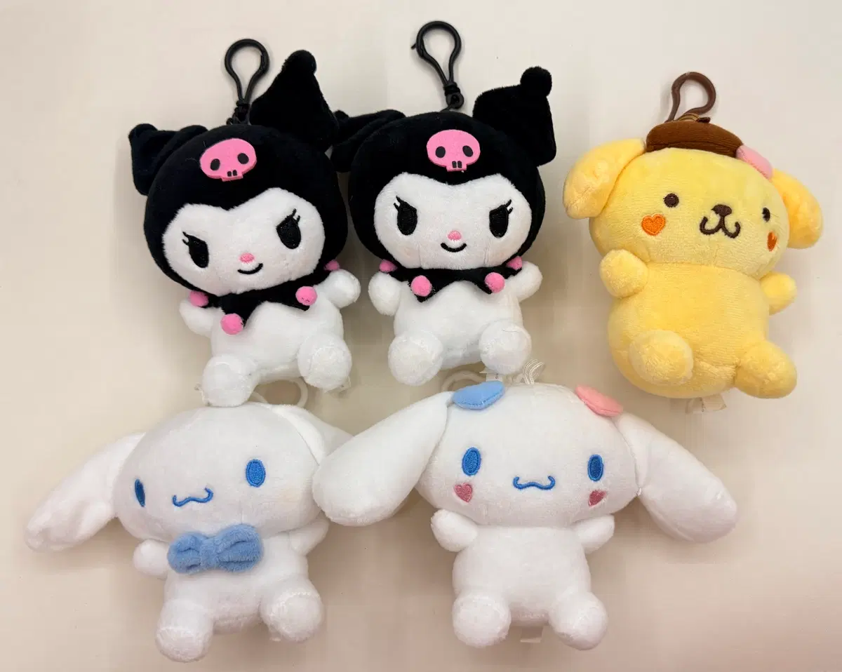 산리오 인형 키링 (일괄)