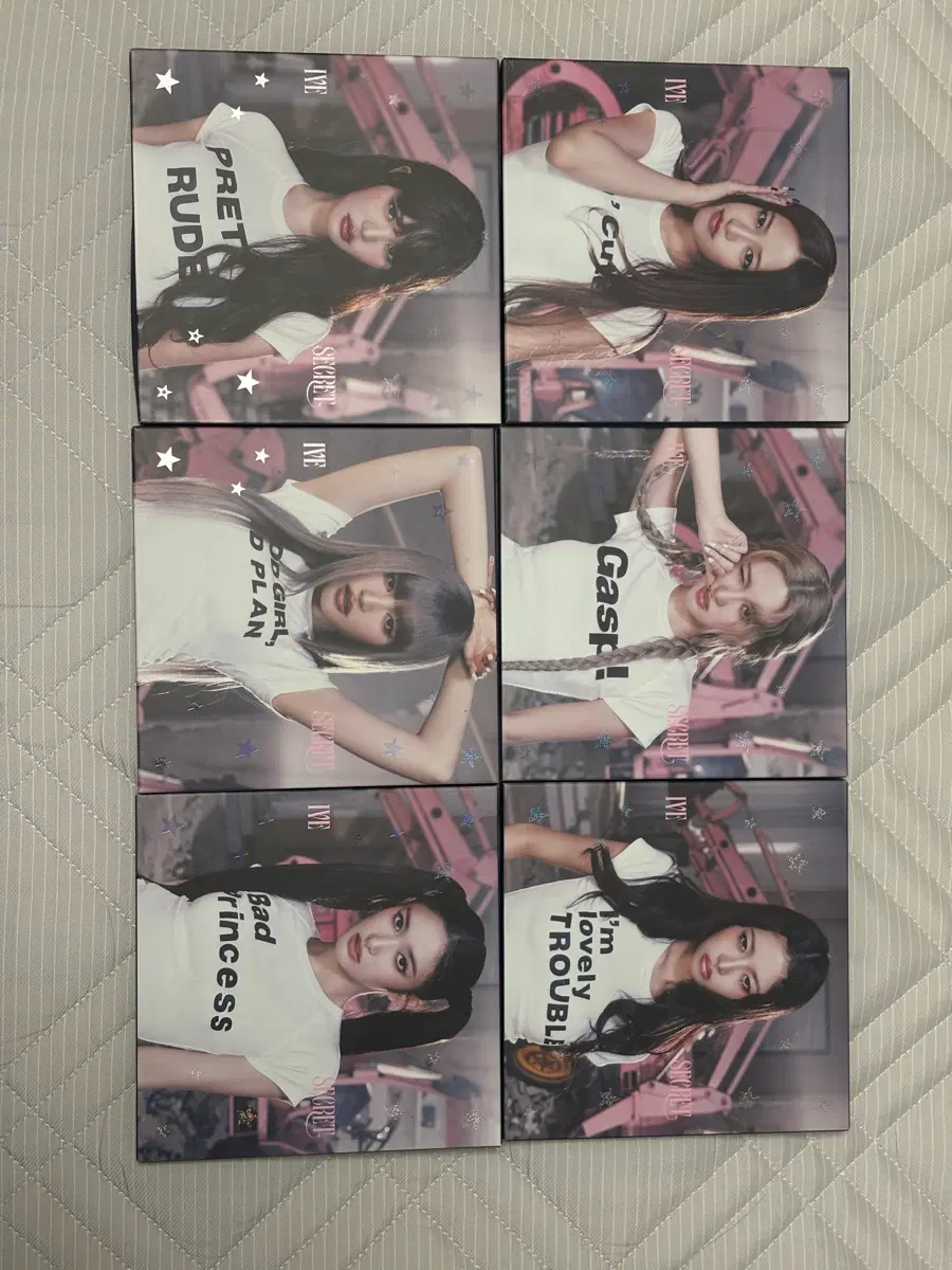 아이브 시크릿 xoxz 디지팩 쥬얼 장원영리즈이서가을유진레이 개봉앨범포카