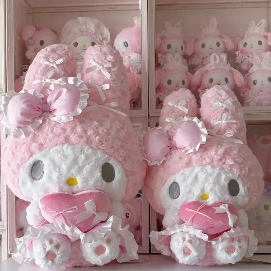 <예약구매>마멜 키티 산리오 중국한정 하트 리본 인형
