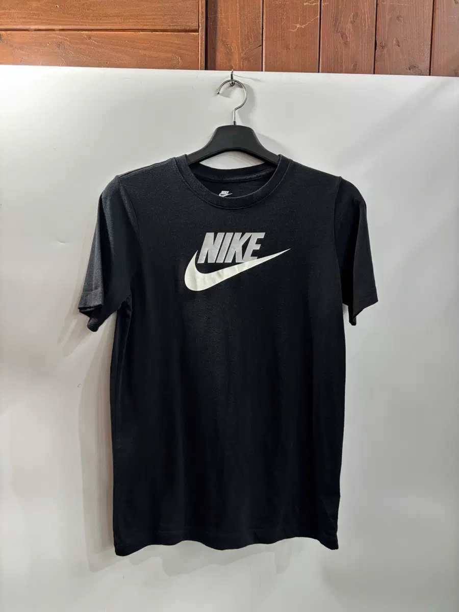 [XL/160] 나이키(NIKE) 블랙 빅로고 반팔 티셔츠 1.2