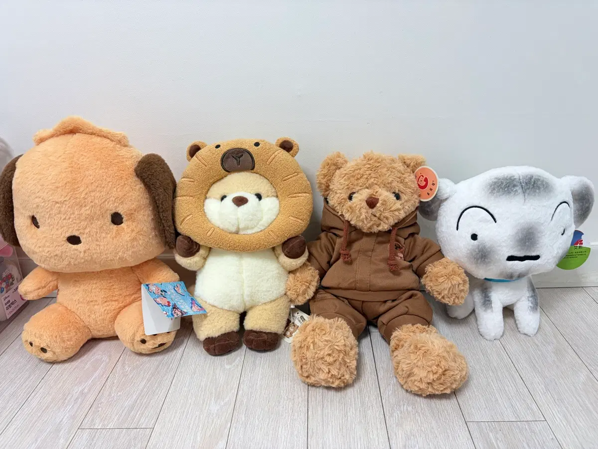 [인형] 포차코, 흰둥이 등 중형 4종