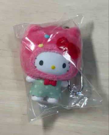 꼬마 숲의 친구들 헬로키티 마스코트 키링 봉제 인형