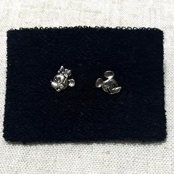 VINTAGE Sterling Silver925 미키 미니 귀걸이