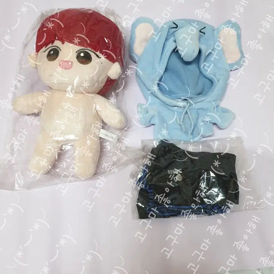 (미개봉) 박우진 인형 뿌뽀짹(20CM)+인형옷 1세트 AB6IX 워너원