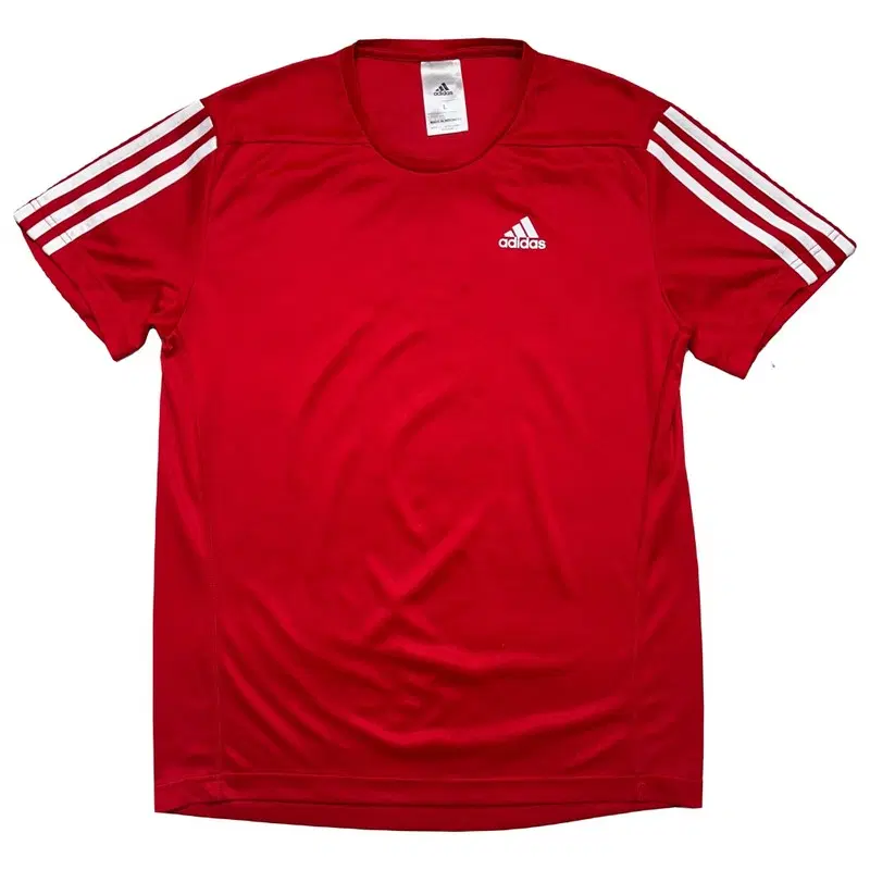 ADIDAS 기능성 티셔츠 레드 L