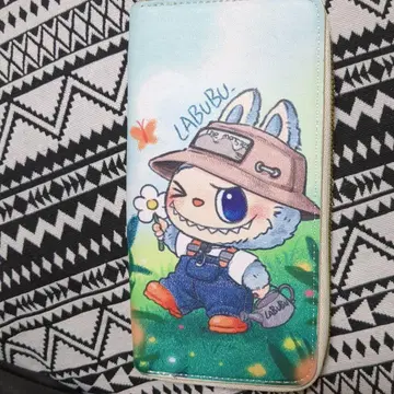LABUBU 라운드 지퍼 장지갑