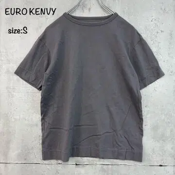 EURO KENVY 유로켄비 T셔츠 궁극의 무지 T셔츠 S 그레이