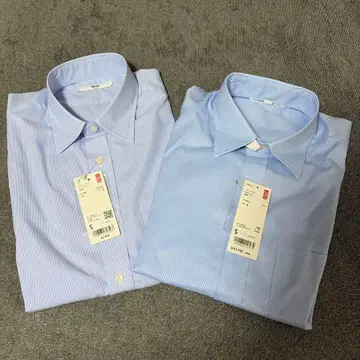 UNIQLO 파인 크로스 긴팔 셔츠 2장 세트 S 사이즈