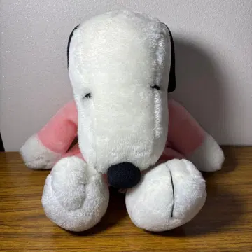 가격 인하! PEANUTS 새상품 스누피 봉제 인형 백팩 핑크