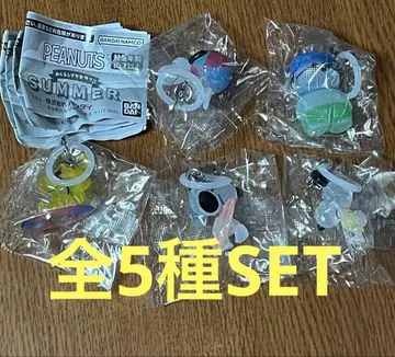 스누피 PEANUTS 메지루시 액세서리 SUMMERver 전 5종 SET