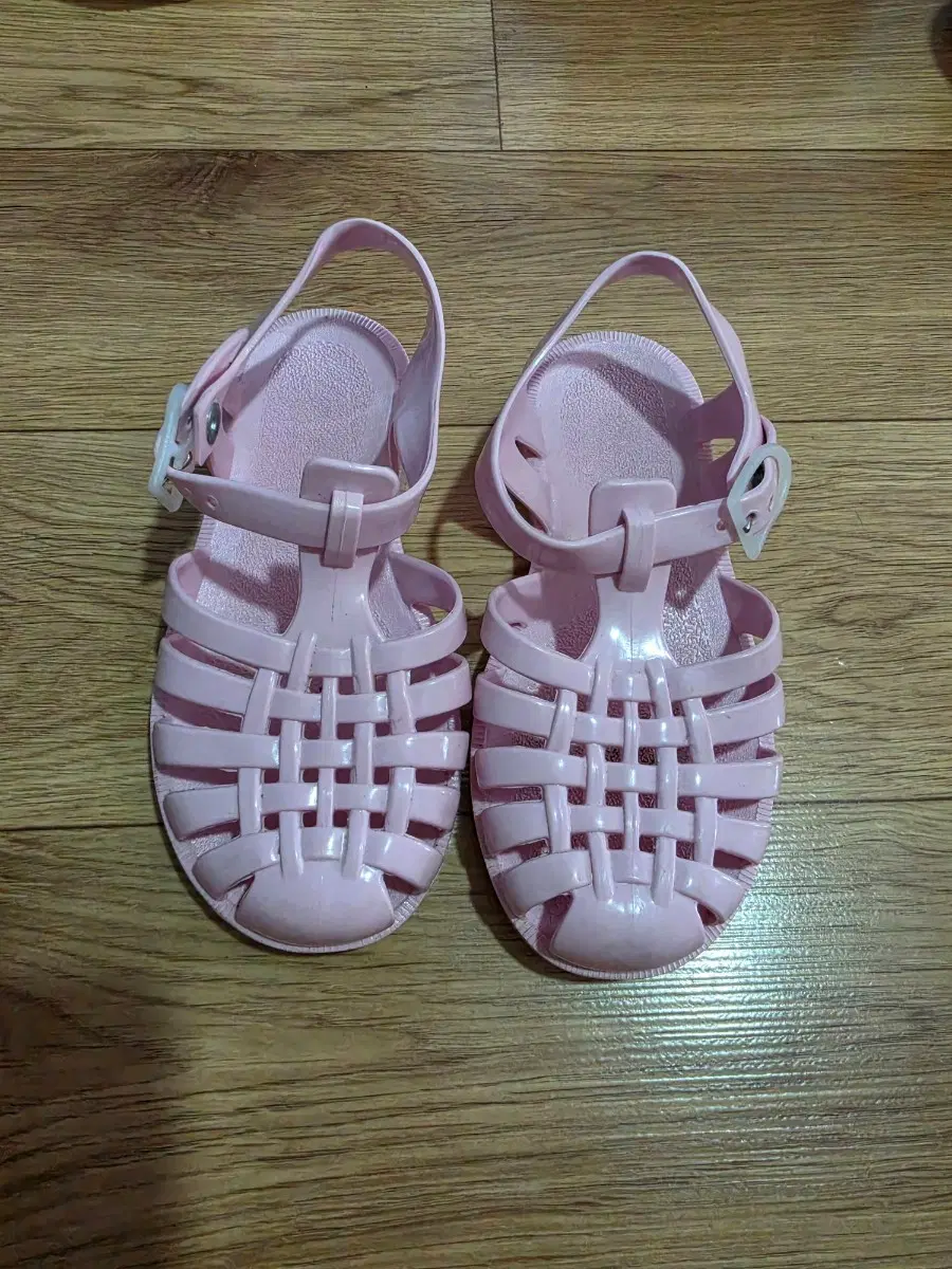 메듀즈 아동 젤리 샌들 핑크 27 (160~170mm)