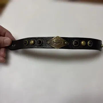 글래드핸드 가죽 팔찌 블랙 M SIZE
