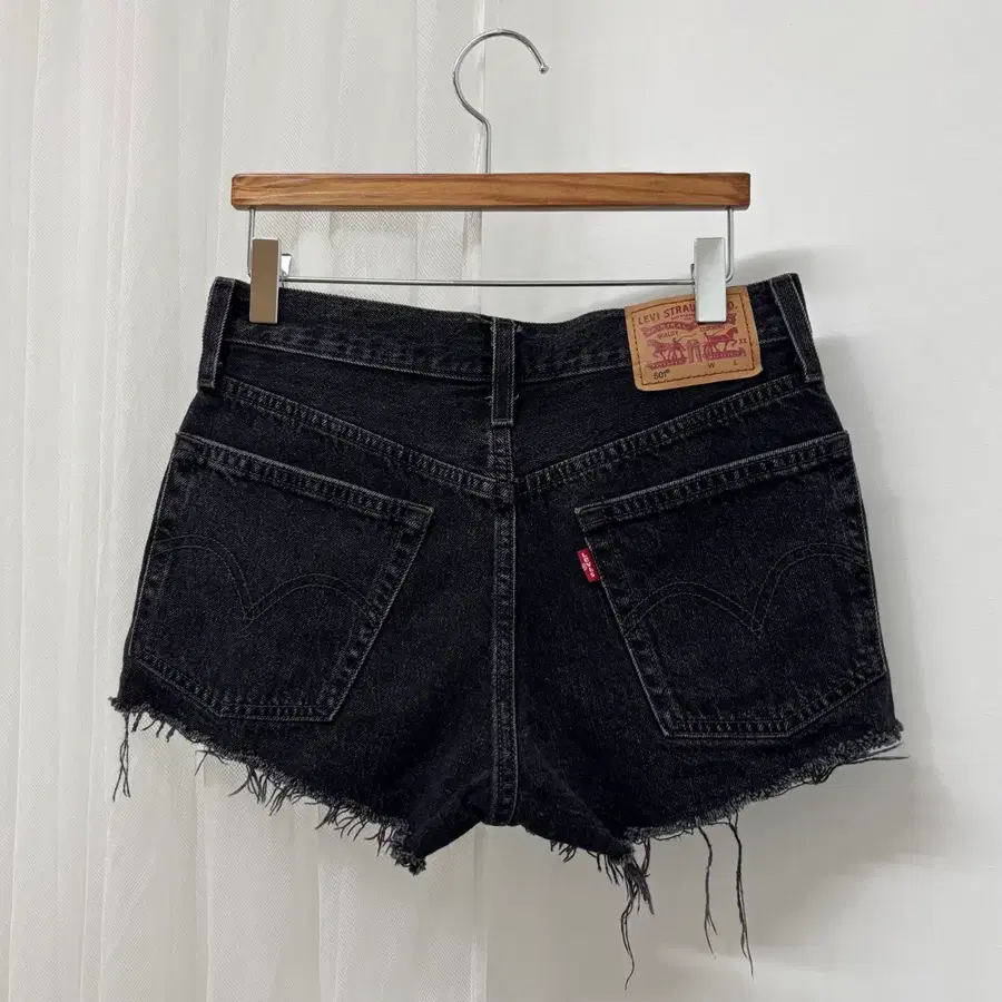 Levi's 리바이스 501 빈티지 흑청 데님 쇼츠24