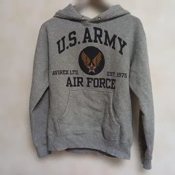 AVIREX U.S. ARMY AIR FORCE 후드티 그레이