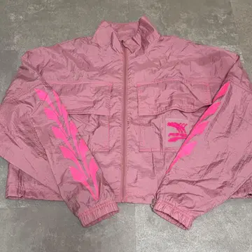 PUMA 여성용 윈드브레이커 핑크 S 사이즈