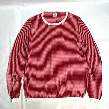 C.P. COMPANY 보더 무늬 긴팔 티셔츠 이탈리아제