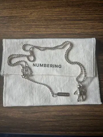 넘버링 목걸이 SV925 베어 모티브 NUMBERING
