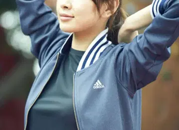 아디다스 데님풍 저지 여성용 OT 사이즈 자켓