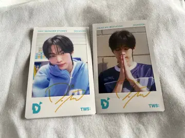 TWS 도훈 폴라로이드 2종 세트 DICON 팝업 한정판 굿즈