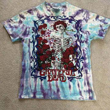 90s 그레이트풀 데드 tee LIQUID BLUE USA제 타이다이