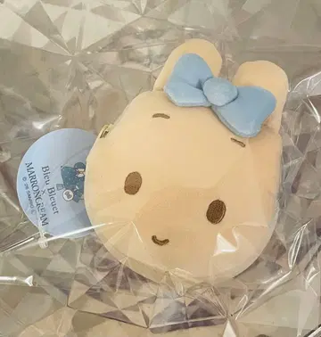 [블루블루에] 마론 크림 모찌모찌 카라비너 파우치