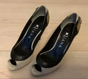 DIANA 펌프스 바이컬러 오픈토
