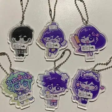 omori 카페 아크릴 키링 묶음 판매