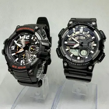 CASIO 손목시계 2세트 MCW-100H & AEQ-110