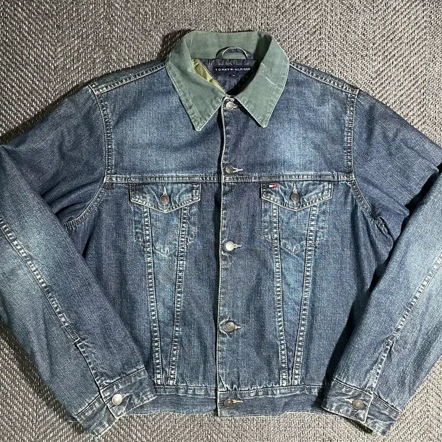 [100] TOMMYHILFIGER 타미 청자켓