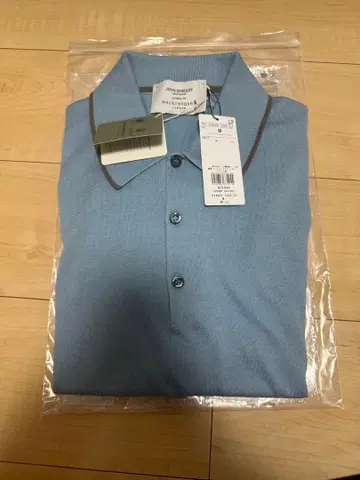 JOHN SMEDLEY MACKINTOSH 피케 셔츠 라이트 블루 M