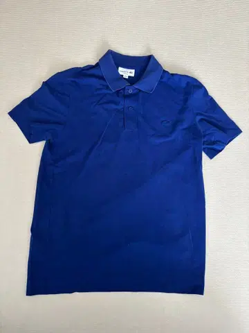 LACOSTE 피케 셔츠 블루 계열 슬림 핏