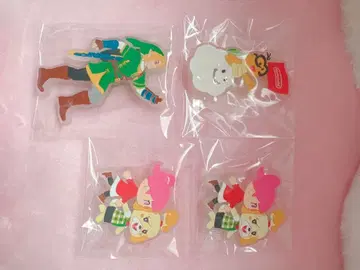 닌텐도 캐릭터 러버 마스코트 4종 세트
