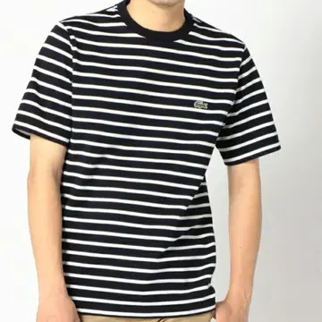 [ 새상품급 ] LACOSTE 라코스테 보더 반팔 T셔츠