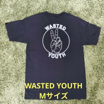 Wasted Youth 티셔츠 블랙 M 사이즈