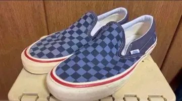 새상품급 vans 반스 슬립온 체커 27.0 vandoren 50주년