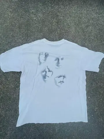90s~00s The Beatles 비틀즈 티셔츠 화이트
