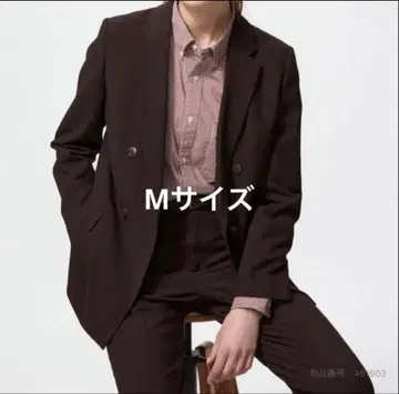 UNIQLO (유니클로) 더블 자켓 브라운 M