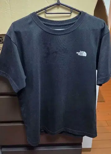 THE NORTH FACE 티셔츠 미국 로고 블랙