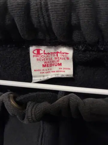 Champion REVERSE WEAVE 스웨트 팬츠 블랙