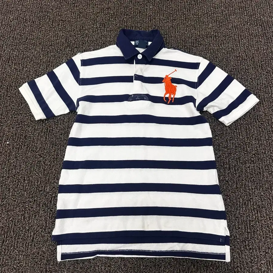 POLO 폴로 랄프로렌 여성 스트라이프 카라티 반팔티셔츠 XS-S