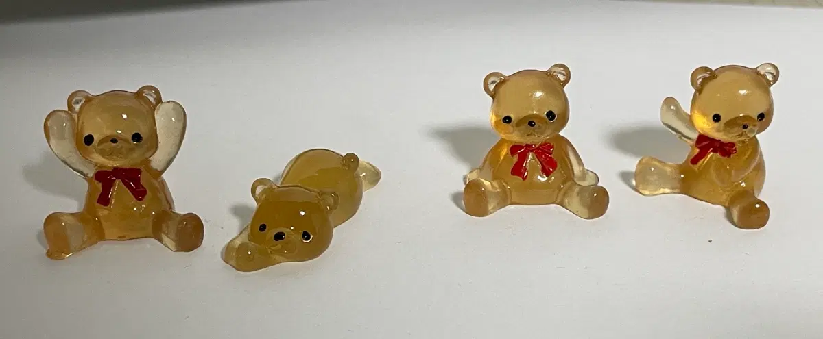 (일괄)갈색곰 미니피규어