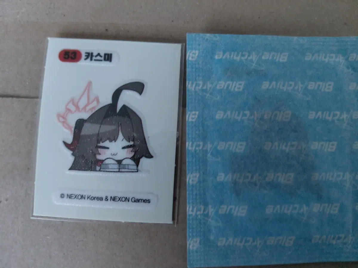블루아카이브 카스미 이치카 띠부씰 일괄