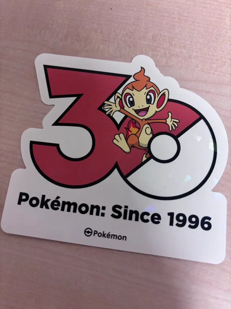 포켓몬스터 30주년 스티커 불꽃숭이