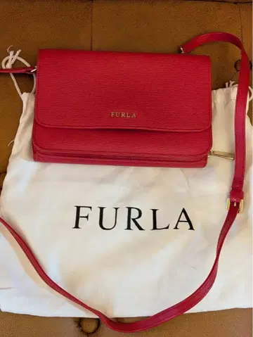 FURLA 숄더백 레드
