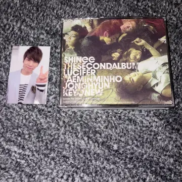 SHINee LUCIFER CD 종현 트레이딩 카드