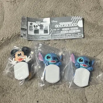 디즈니 붙이는 마스코트 스티치 미키마우스