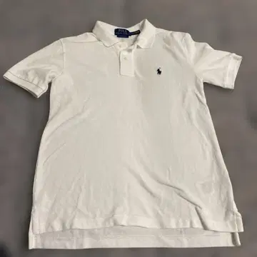새상품급 폴로 랄프로렌 반팔 피케 셔츠 화이트 S 150 현행 택