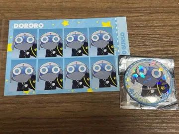개구리 중사 케로로 도로로 병장 스티커 캔뱃지 세트 도카이도 신칸센