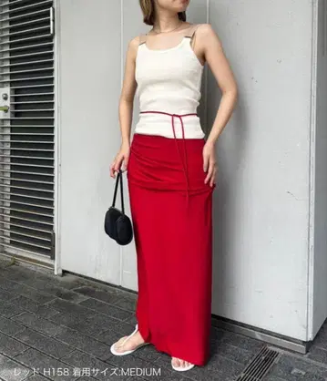 'Verso' Double Layered shirring skirt